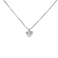 Collana Promesse Donna in Oro bianco Diamante CCUT009 - CCUT009